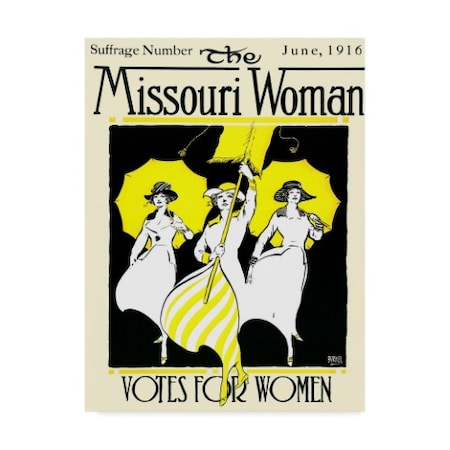 American School 'The Missouri Woman, 1916' Canvas Art,18x24